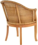 Krines Home Relaxsessel Rattan mit Holzbeinen und Polster Bild 4
