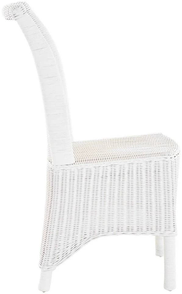 Krines Home Esszimmerstuhl Rattan Hohe Rückenlehne - Bild 4