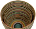 Krines Home Aufbewahrungskorb Bunt Rattan mit Deckel Bild 5