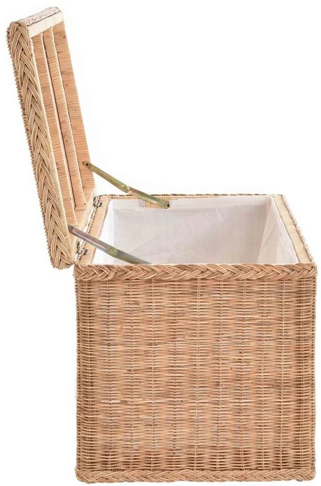 Krines Home Wäschetruhe Rattan Natur - Bild 4