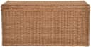 Krines Home Rattantruhe XXL Natur Aufbewahrung mit Deckel Bild 1
