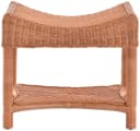 Krines Home Rattan Hocker Terracotta Geschwungen Bild 1