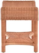 Krines Home Rattan Hocker Terracotta Geschwungen Bild 3