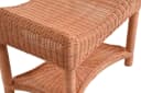 Krines Home Rattan Hocker Terracotta Geschwungen Bild 4
