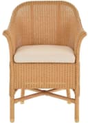 Krines Home Esszimmersessel Loom-Sessel Braun mit Polster Bild 1