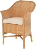 Krines Home Esszimmersessel Loom-Sessel Braun mit Polster Bild 2