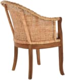 Krines Home Relaxsessel Rattan-Sessel mit Holzbeinen, Sessel aus echtem Rattan mit Polster Bild 4
