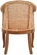 Krines Home Relaxsessel Rattan-Sessel mit Holzbeinen, Sessel aus echtem Rattan mit Polster Bild 5