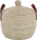 Krines Home Aufbewahrungskorb Set 2 St. Seegras mit Deckel Bild 3