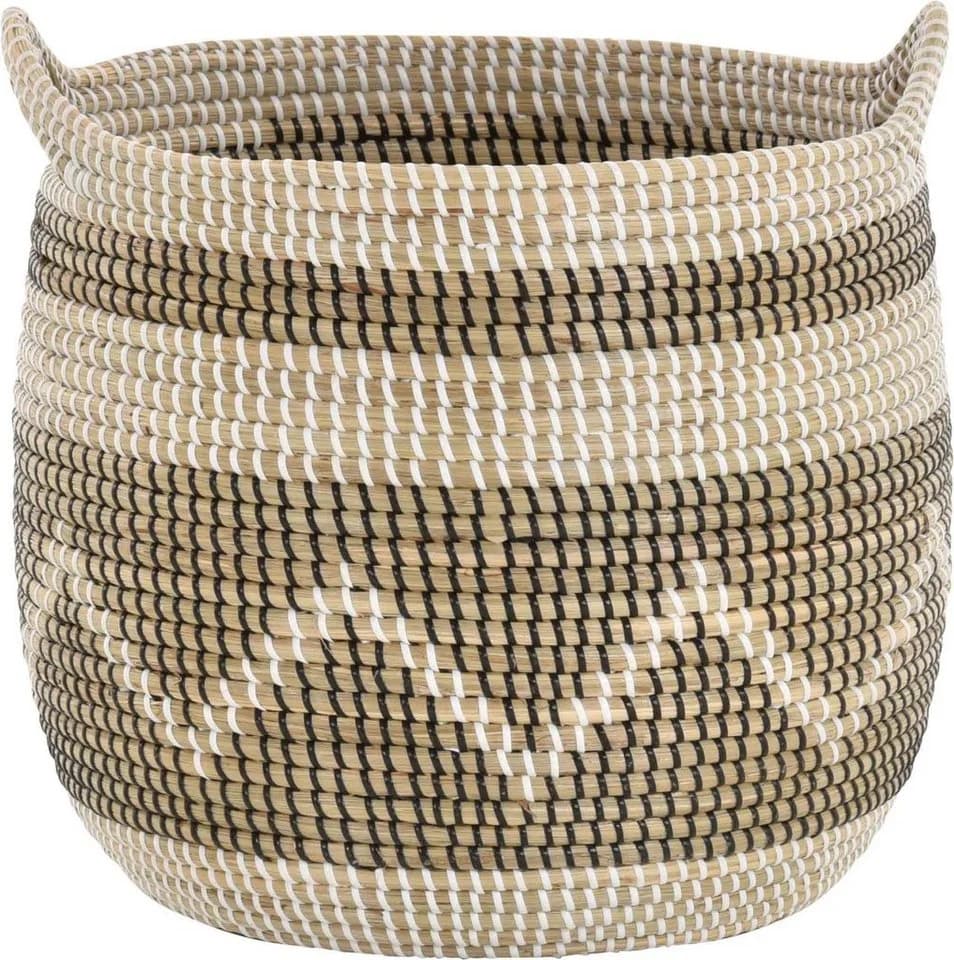 Krines Home Runder Aufbewahrungskorb Seegras Bunt