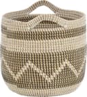 Krines Home Runder Aufbewahrungskorb Seegras Bunt Bild 3