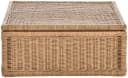 Krines Home Aufbewahrungskorb Unterbett Rattan Hellbraun mit Deckel Bild 5