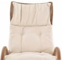 Krines Home Schaukelstuhl Luxor Natur Rattan Schaukelsessel Bild 4
