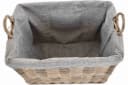 Krines Home Kaminholzkorb Rattan Optik mit Rollen Bild 1