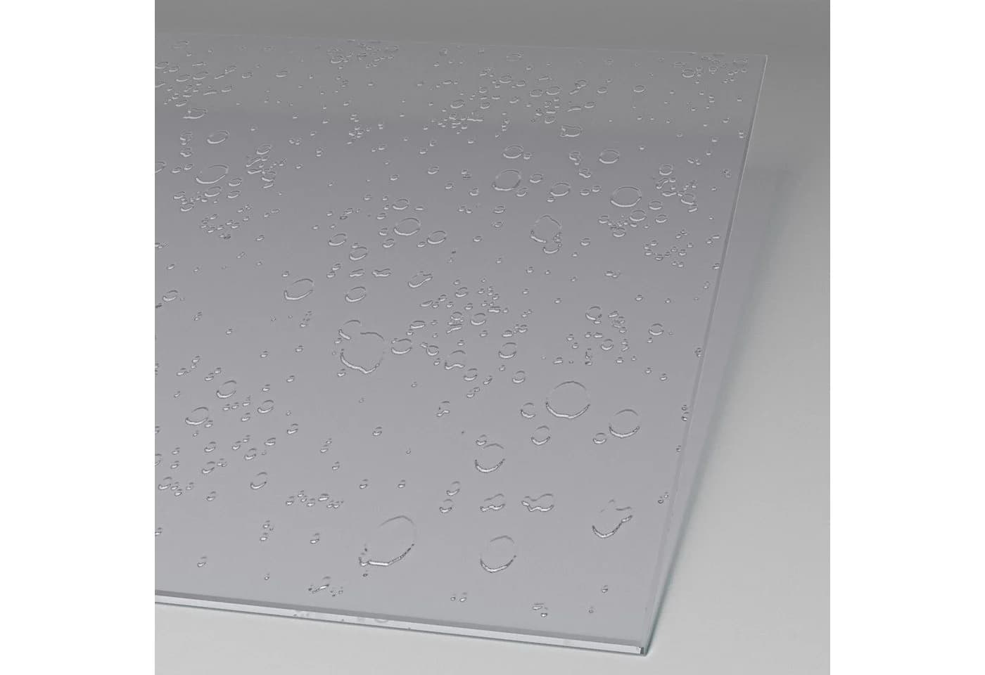 Schulte Badewannenfaltwand Komfort 6-tlg. Weiß Transparent Tropfen Dekor U-Form - Bild 5