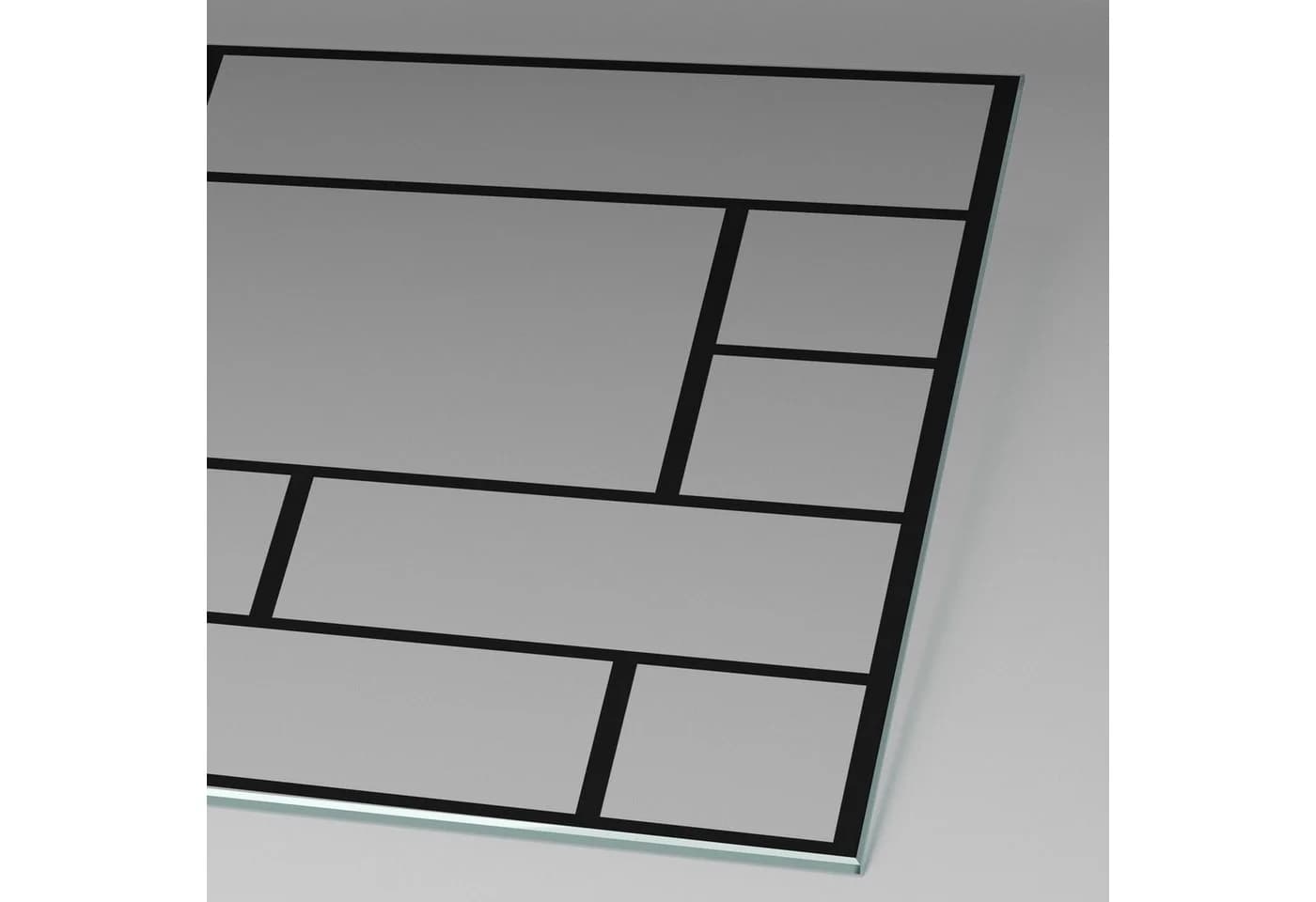 Schulte Badewannenfaltwand Duschwand für Badewanne, Dekor Atelier 1, Glas, 1-tlg, 70x130 cm, pendelbar, 5 mm Sicherheitsglas - Bild 5