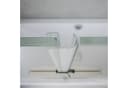 Schulte Badewannenfaltwand Angle 112 x 142 cm ESG Glas Chromoptik Bild 5