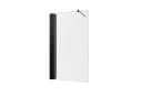 Schulte Walk-in-Duschwand Toura mattschwarz mit integriertem Duschregal Bild 1