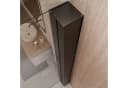 Schulte Walk-in-Duschwand Toura mattschwarz mit integriertem Duschregal Bild 3