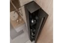 Schulte Walk-in-Duschwand Toura mattschwarz mit integriertem Duschregal Bild 4