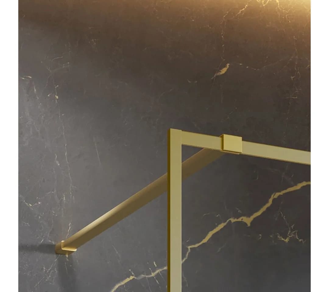 Schulte Duschwand Trend 2.0 Walk-In-Dusche Goldoptik Matt - Bild 4