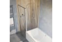 Schulte Eckdusche Trend 2.0 Drehtür mit Seitenwand auf Badewanne Bild 2