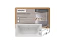 Schulte Badewanne Onda Weiß Sanitäracryl Komplett-Set Bild 2