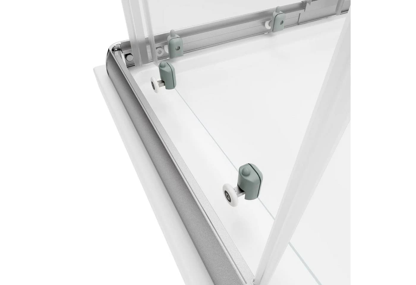Schulte Eckdusche Corner 4 mm Sicherheitsglas Streifen Design - Bild 5