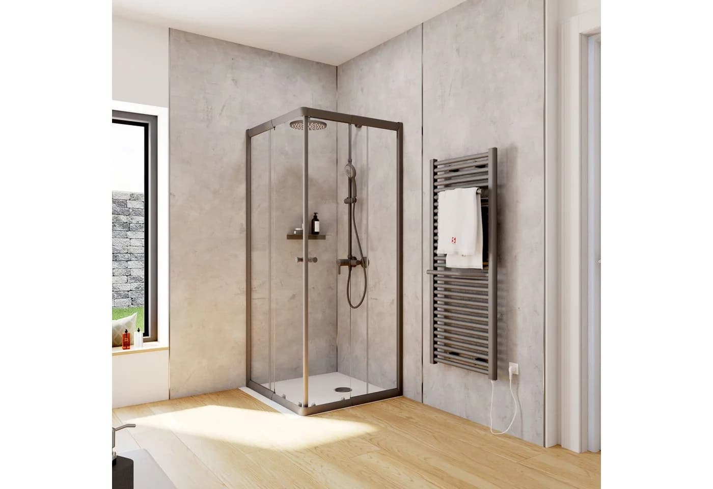 Schulte Eckdusche Corner mit Schiebetüren und Sicherheitsglas - Bild 2