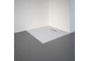 Schulte DWM-Tec Duschwanne 80x80 cm Weiß Steinstruktur extraflach Bild 1