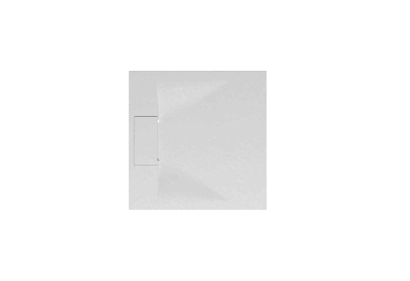 Schulte DWM-Tec Duschwanne 80x80 cm Weiß Steinstruktur extraflach - Bild 2