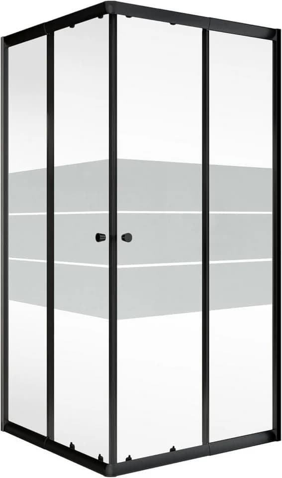 Schulte Eckdusche Sunny 4 mm Sicherheitsglas Schiebetüren Eckeinstieg