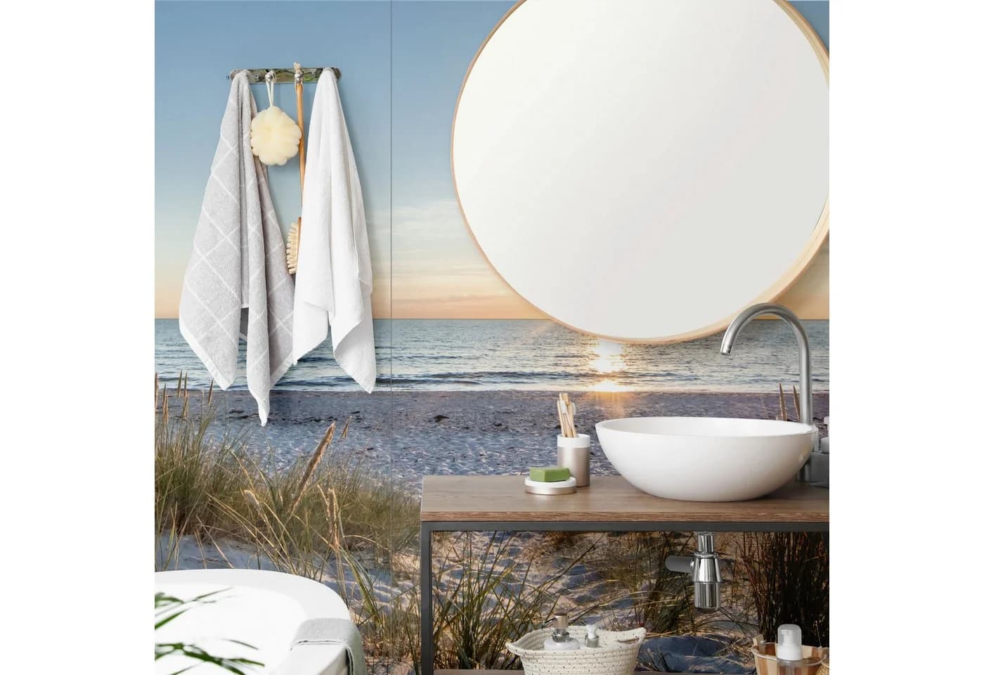 Schulte Duschrückwand Alu-Verbund Sonnenuntergang Düne DecoDesign - Bild 5