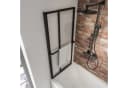 Schulte Badewannenfaltwand Black Style 2-tlg. Schwarz Glas Bild 4