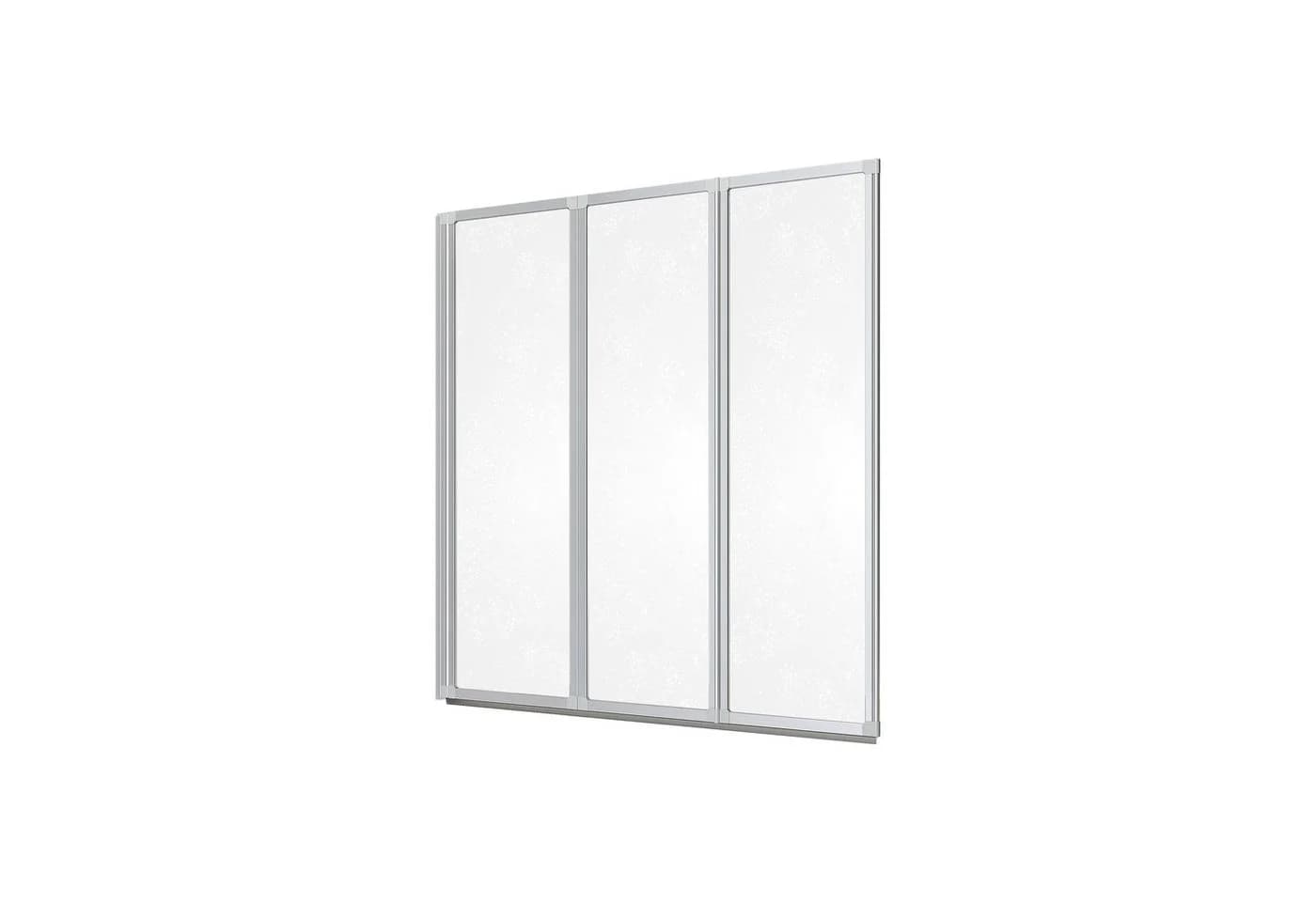 Schulte Badewannenfaltwand Well Kunstglas Tropfen-Dekor - Bild 5