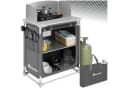 TECTAKE Campingküche Premium mit Aluminiumgestell und 2 Fächern Bild 3