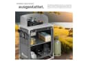 TECTAKE Campingküche Premium mit Aluminiumgestell und 2 Fächern Bild 5