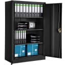 tectake Aktenschrank Büroschrank 140x90x40cm mit 4 Böden Bild 1