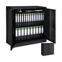 tectake Aktenschrank Stahl 2 Böden Abschließend Bild 1