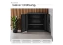 tectake Aktenschrank Stahl 2 Böden Abschließend Bild 4