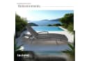 tectake Gartenliege Rattan Océane Grau Verstellbar Bild 5
