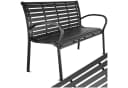 tectake Gartenbank Pino 3-Sitzer mit Stahlgestell Bild 3