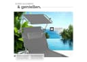 tectake Gartenliege Chloé mit Sonnendach Grau Bild 5