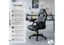 tectake Gaming-Stuhl Bürostuhl Schwarz Kunstleder Ergonomisch Bild 2