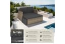 tectake Loungeset Rattan Lounge Korfu UV-beständig mit Kissen Bild 2