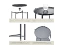 tectake® Beistelltisch Stahl Filigranes Gestell Bild 4