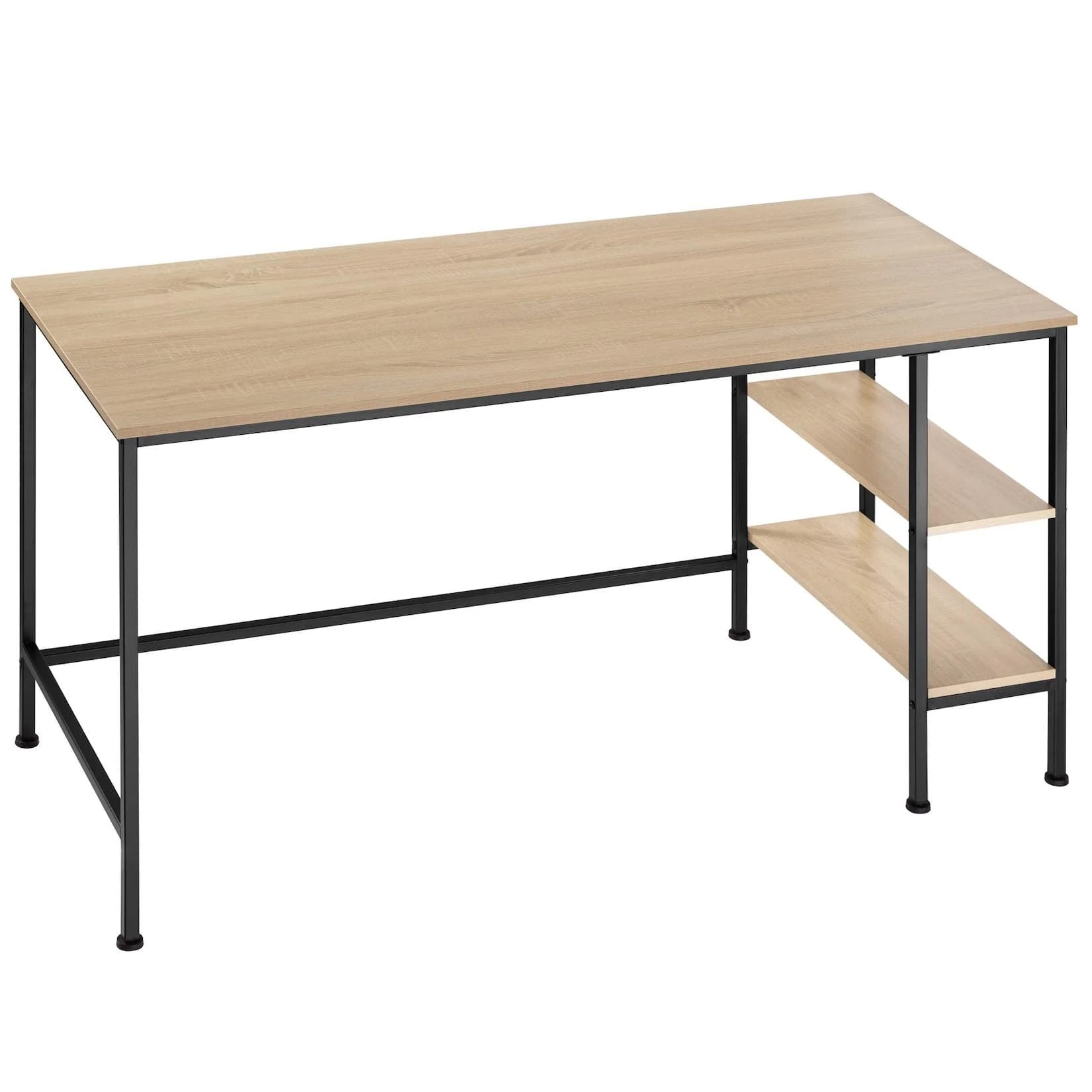tectake Schreibtisch Computertisch Donegal 140x60x76,5cm