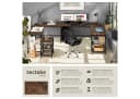 TecTake Schreibtisch Industrial Style Seitenregal Bild 2