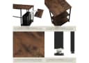 TecTake Schreibtisch Industrial Style Seitenregal Bild 5