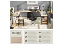 TecTake Schreibtisch Industrial Style Seitenregal Bild 2